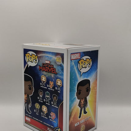Funko Pop | #447 Nick Fury with Goose the Cat | Captain Marvel