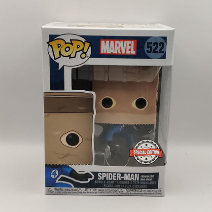Funko Pop | #522 Spider-Man (Bombastic Bag-Man) | Marvel