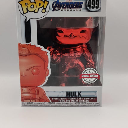 Funko Pop | #499 Hulk (Red Chrome) | Avengers Endgame