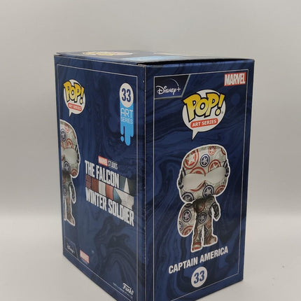 Funko Pop | #33 Captain America | Marvel Art Series