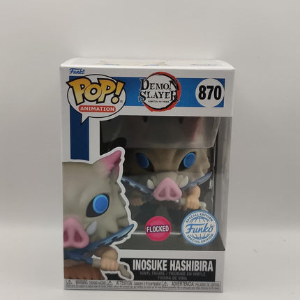 Funko Pop | #870 Inosuke Hashibira ( Flocked) | Demon Slayer