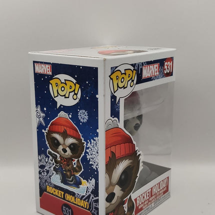 Funko Pop | #531 Rocket (Holiday) | Marvel