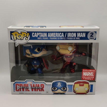 Funko Pop | #2 Pack Captain America/Ironman | MCU