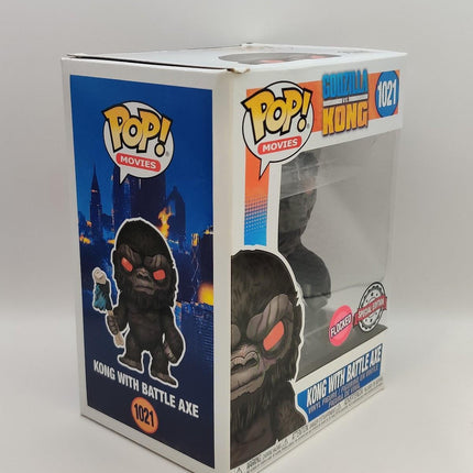 Funko Pop | #1021 Kong With Battle Axe (Flocked) | Godzilla vs Kong