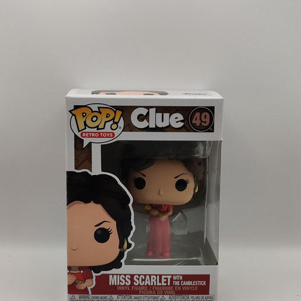 Funko Pop | #49 Miss Scarlet with the Candlestick | Clue