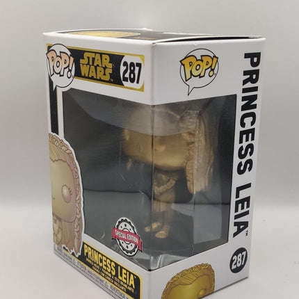 Funko Pop | #287 Princess Leia (Ewok Village) (Gold) | Star Wars