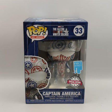 Funko Pop | #33 Captain America | Marvel Art Series