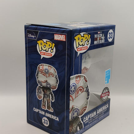 Funko Pop | #33 Captain America | Marvel Art Series