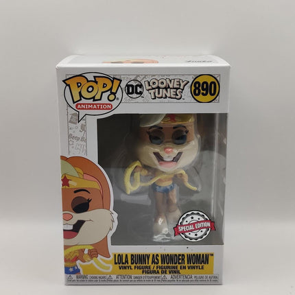 Funko Pop | #890 Lola Bunny as Wonder Woman | DC Looney Tunes