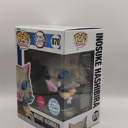 Funko Pop | #870 Inosuke Hashibira ( Flocked) | Demon Slayer