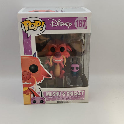 Funko Pop | #167 Mushu and Cricket | Disney