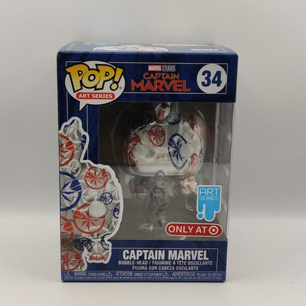 Funko Pop | #34 Captain Marvel | Marvel Art Series
