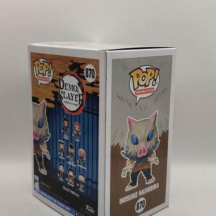 Funko Pop | #870 Inosuke Hashibira ( Flocked) | Demon Slayer