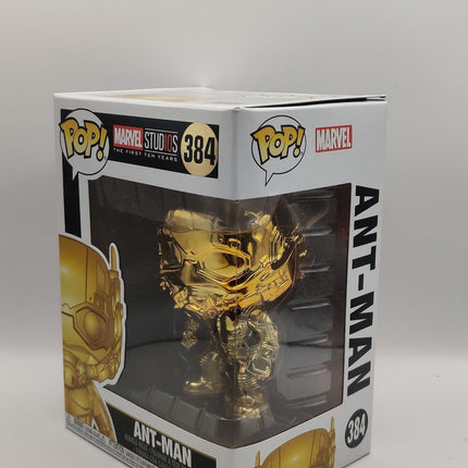 Funko Pop | #384 Ant-Man (Gold Chrome) | Marvel Studios