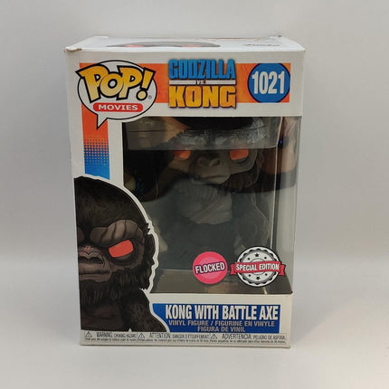 Funko Pop | #1021 Kong With Battle Axe (Flocked) | Godzilla vs Kong