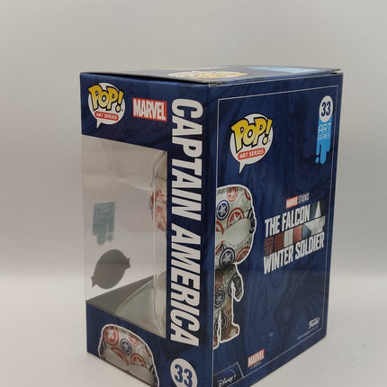Funko Pop | #33 Captain America | Marvel Art Series