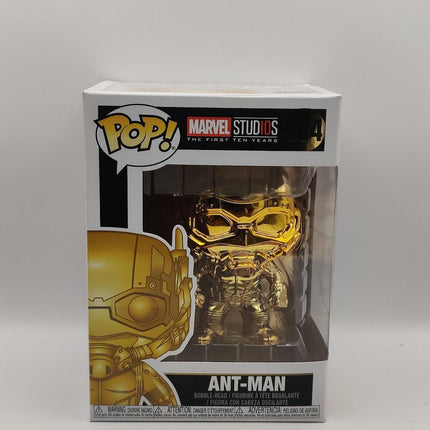 Funko Pop | #384 Ant-Man (Gold Chrome) | Marvel Studios
