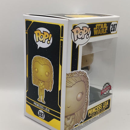 Funko Pop | #287 Princess Leia (Ewok Village) (Gold) | Star Wars