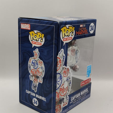 Funko Pop | #34 Captain Marvel | Marvel Art Series