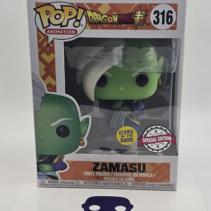Funko Pop | #316 Zamasu | Animation | Dragonball | Glow | Exclusive
