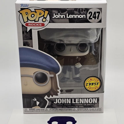 Funko Pop | #247 John Lennon (Black and White) | Rocks | Chase