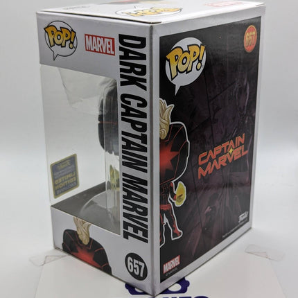 Funko Pop | #657 Dark Captain Marvel [Summer Convention] | Marvel