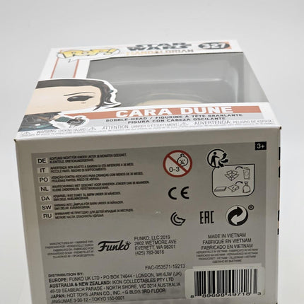 Funko Pop | #327 Cara Dune | Star Wars Mandalorian