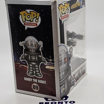 Funko Pop | #89 Robby the Robot (Turquoise Metallic) | Movies | Damaged Box
