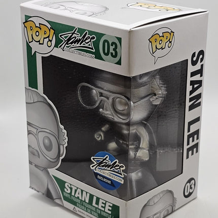 Funko Pop | #3 Stan Lee | Exclusive Silver Platinum - In Hard Stack