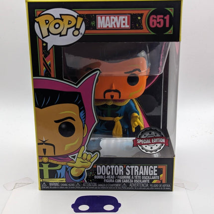 Funko Pop | #651 Doctor Strange | Blacklight | Marvel