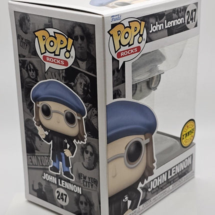 Funko Pop | #247 John Lennon (Black and White) | Rocks | Chase
