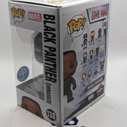 Funko Pop | #138 Black Panther | Marvel | Captain America | Exclusive