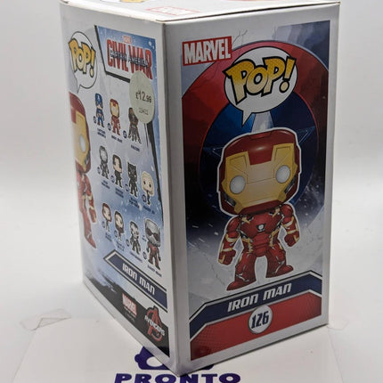 Funko Pop | #126 Iron Man (Civil War) | Marvel
