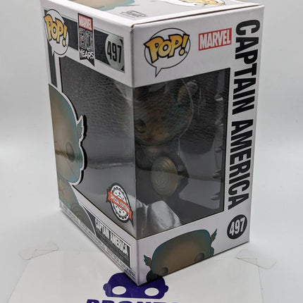 Funko Pop | #497 Captain America (Patina) | Marvel