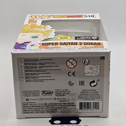 Funko Pop | #518 Super Saiyan 2 Gohan POP! | Dragonball | Gamestop Glow