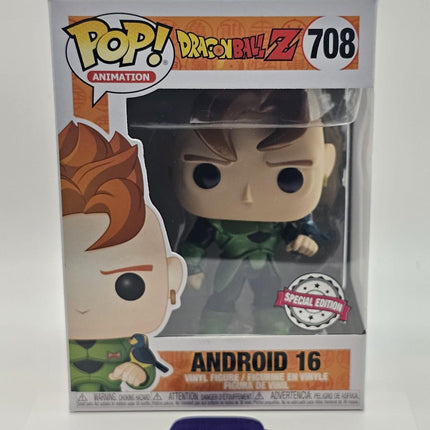 Funko Pop | #708 Android 16 | Animation | Dragonball | Exclusive
