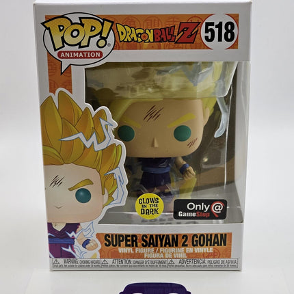 Funko Pop | #518 Super Saiyan 2 Gohan POP! | Dragonball | Gamestop Glow