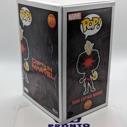 Funko Pop | #657 Dark Captain Marvel [Summer Convention] | Marvel