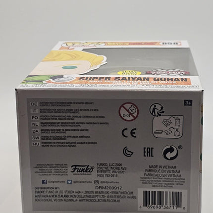 Funko Pop | #858 Super Saiyan Gohan | Animation | Dragonball | Glow | Exclusive