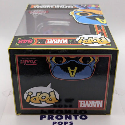 Funko Pop | #648 Captain America | Blacklight | Marvel