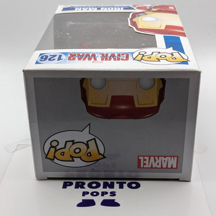 Funko Pop | #126 Iron Man (Civil War) | Marvel