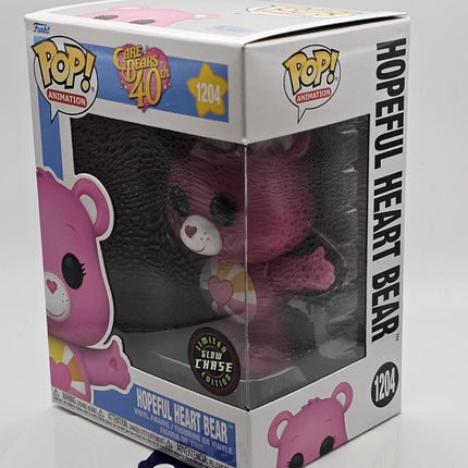 Funko Pop | #1204 Hopeful Heart Bear | Animation | Care Bears | Chase | Glow