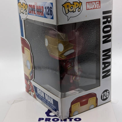 Funko Pop | #126 Iron Man (Civil War) | Marvel