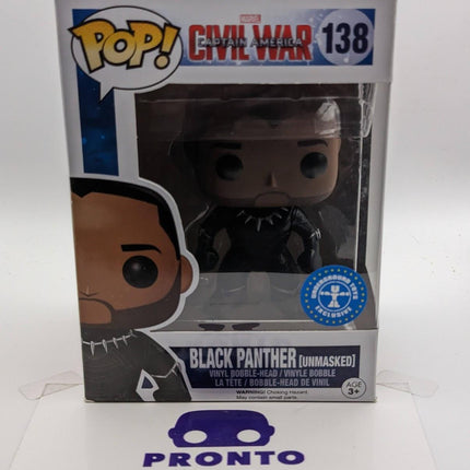 Funko Pop | #138 Black Panther | Marvel | Captain America | Exclusive