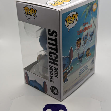 Funko Pop | #1044 Stitch with Ukulele | Diamond Collection | Diamond | Exclusive
