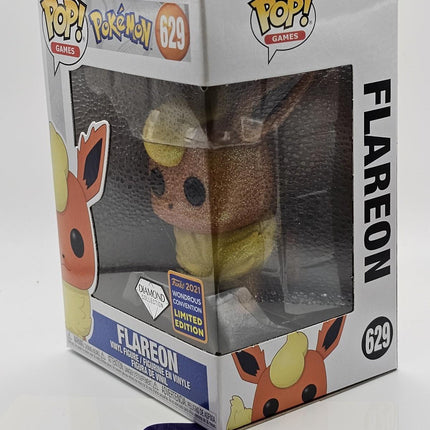 Funko Pop | #629 Flareon (Diamond) (WonderCon) | Wondercon | Diamond | Exclusive