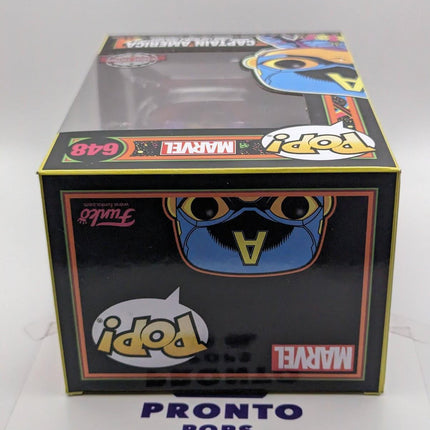 Funko Pop | #648 Captain America | Blacklight | Marvel