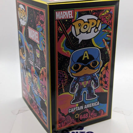 Funko Pop | #648 Captain America | Blacklight | Marvel