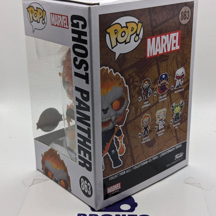 Funko Pop | #12 Ghost Panther (Glow In The Dark) | Infinity Warps  | Glow