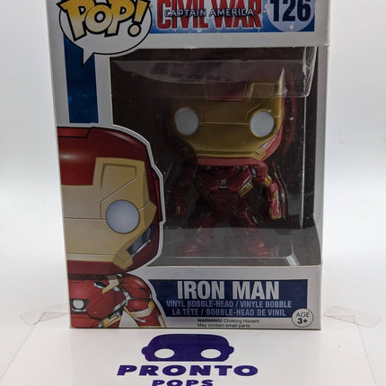 Funko Pop | #126 Iron Man (Civil War) | Marvel
